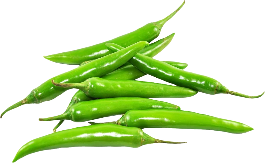 Green chillies